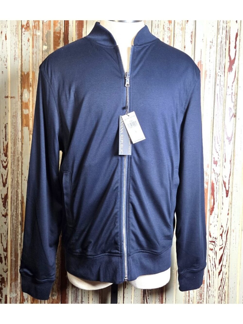 Banana Republic Reversible Luxury-Touch Bomber Large